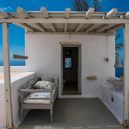 House In Kardiani With Breathtaking View Feriehus